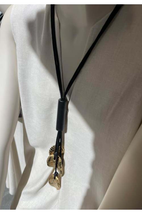 LONG NECKLACE LEAVES