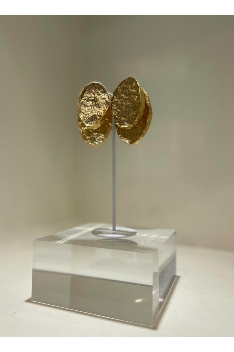 GOLDEN STUD EARRINGS